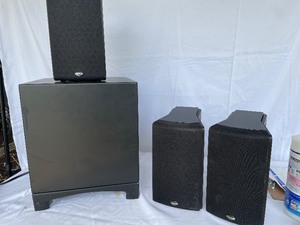 3x Klipsch Speakers and Martin Logan Dynamo Sub-Woofer
