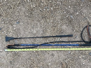 2 Horse Training Sticks