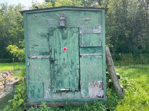 Ice Fishing Fish House In Need Of TLC Measuring 6 Feet X 9 Feet