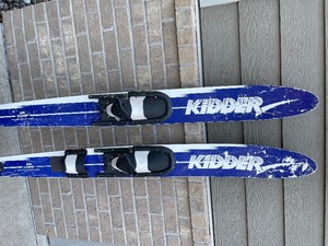 Kidder XR-comp High Performance Combo Water Skis Approximately 69 Inches