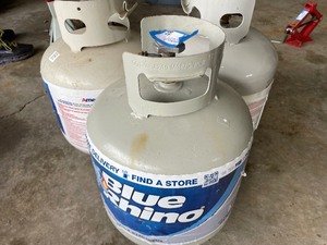 Three Propane Tanks