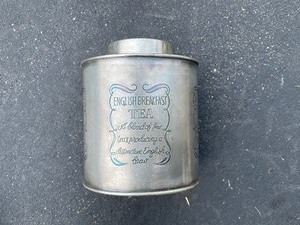 Vintage English Tea, Metal Container