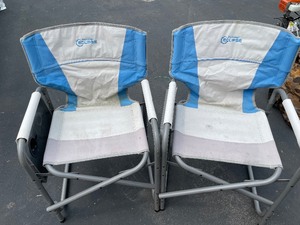 Pair Of Bass Pro Shop Eclipse Folding Chairs