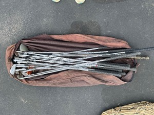 Bag Of Vintage Golf Clubs