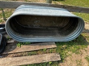 Galvanized Water Tankplanter