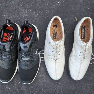 Three pairs of size 10.5 men�s golf shoes