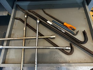 Crow bars and tire wrenches