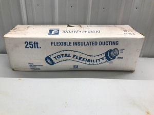 lot 128 image: 25 ft Flexible Insulated Ducting in the Box - 6 Diameter - Make Dundas-Jafine