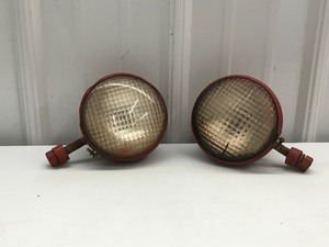 lot 136 image: Set of Vintage Tractor Lights