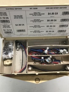 lot 153 image: 5 Drawer Parts Organizer Full of Parts