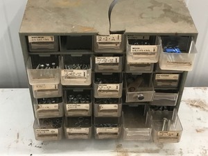 lot 188 image: Parts Organizer with Screws, Washers & More