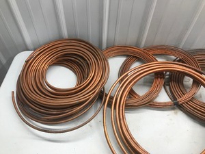 lot 192 image: Lot of Copper Tubing Rolls