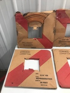 lot 193 image: Lot of Copper Tubing Rolls