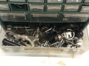 lot 197 image: Parts Organizer with Nuts - Bolts - Screws & More