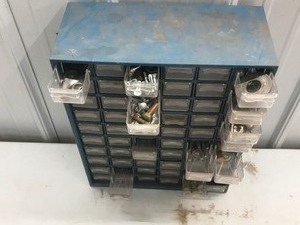 lot 198 image: Parts Organizer with Nuts - Bolts - Screws & More