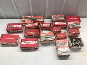 lot 210 image: Lot of Different Size Boxes of Concrete Anchors