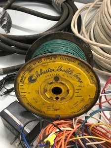 lot 232 image: Lot of Electrical Wire & One Hydraulic Hose
