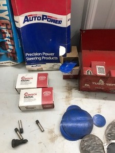 lot 235 image: Lot of Peg Board Hooks - Nails - Tube Repair Patches - Auto & More