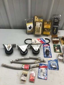lot 237 image: Lot of Auto Parts, Trailer Wiring Kit, Towing 6 Pole Round Connectors, Lights and More