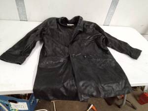 lot 93 image: Leather coat