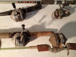 lot 75 image: 13 Rod and 4 reels