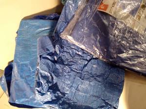 lot 59 image: Tote of tarps