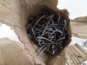 lot 48 image: Peg board hooks