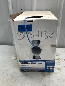 lot 246 image: Box of Cat 5 Internet Cable