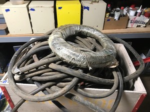 lot 118 image: Lot of Heavy Duty Hoses - Cart not Included