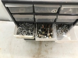 lot 314 image: Parts Organizer with Hardware