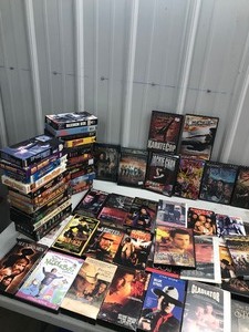 lot 316 image: VHS & DVD Movies and 1 PlayStation 2 Game (Harry Potter)