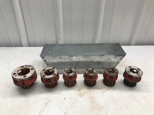 lot 329 image: Rigid Pipe Threader Bar with Pipe Threaders & More