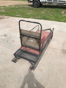 lot 331 image: Winter Pull Behind Sled on Skis with Tow Bar