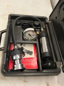 lot 335 image: 30 lb Pressurized Cooling System Tester in Box with Manual