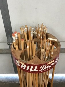 lot 346 image: Dowel Stand with Different Size Dowels