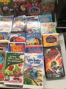lot 375 image: Lot of DVD & VHS Tapes