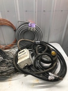 lot 400 image: Lot of Electrical Wiring & Copper Tubing