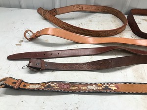 lot 430 image: Leather belts