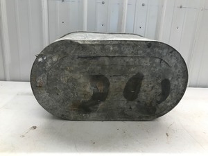 lot 564 image: Vintage galvanized metal boiler with wooden handles