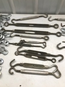 lot 582 image: Lg lot of turnbuckle tighteners and more
