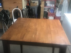 lot 691 image: Wood Table