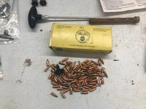 lot 595 image: Lot of reloading equipment and more