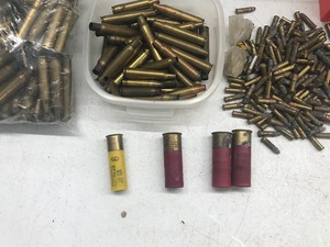 lot 596 image: lot of shell casings, rounds and more