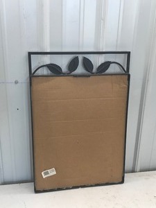 lot 639 image: Metal framed mirror