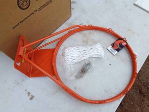 lot 526 image: New 26 steel basketball hoop-goal double rim net