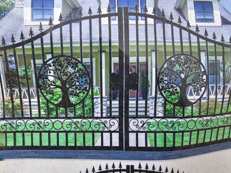 lot 25 image: Great Bear Iron Gate Set 14  Tree scene