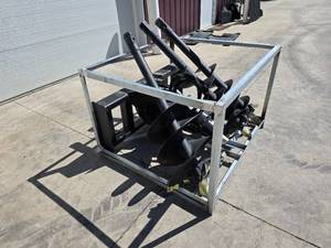 lot 54 image: Great Bear Skid Steer Auger Drill