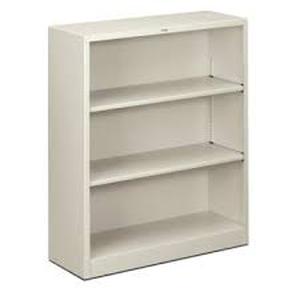 Hon� Brigade 3-Shelf Light Gray Steel Bookcase