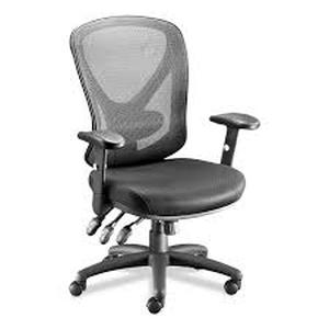 ALERA AESON SERIES MULTIFUNCTION TASK CHAIR, SUPPORTS UP TO 275 LB, 15 TO 18.82 SEAT HEIGHT, BLACK SEATBACK, BLACK BASE