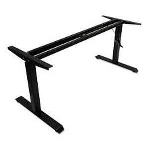 Alera� Adaptivergo Pneumatic Height-Adjustable Table Base, Black